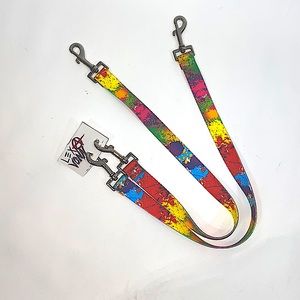 Rainbow paint splatter replacement bondage straps